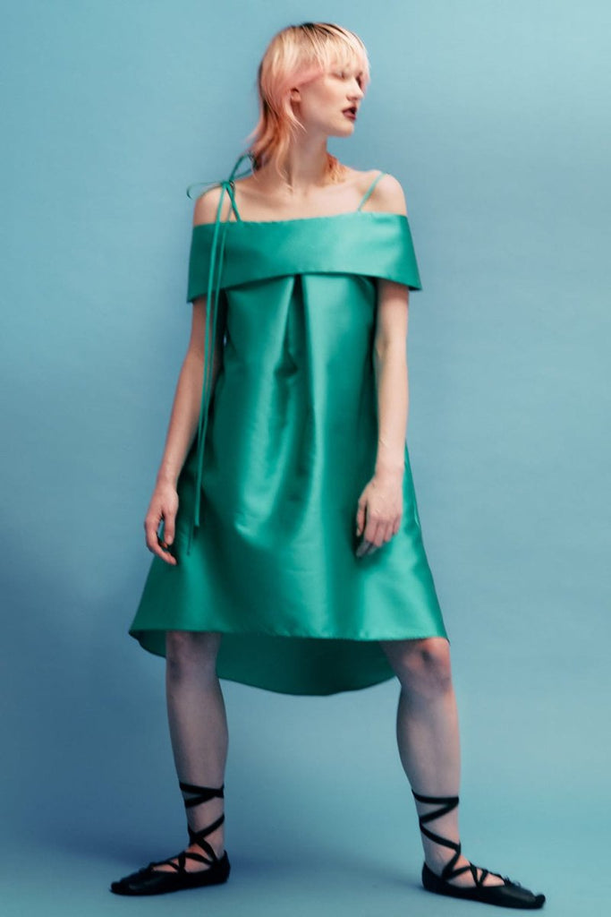 Eliza Faulkner Fiona Tulle Dress - Seafoam