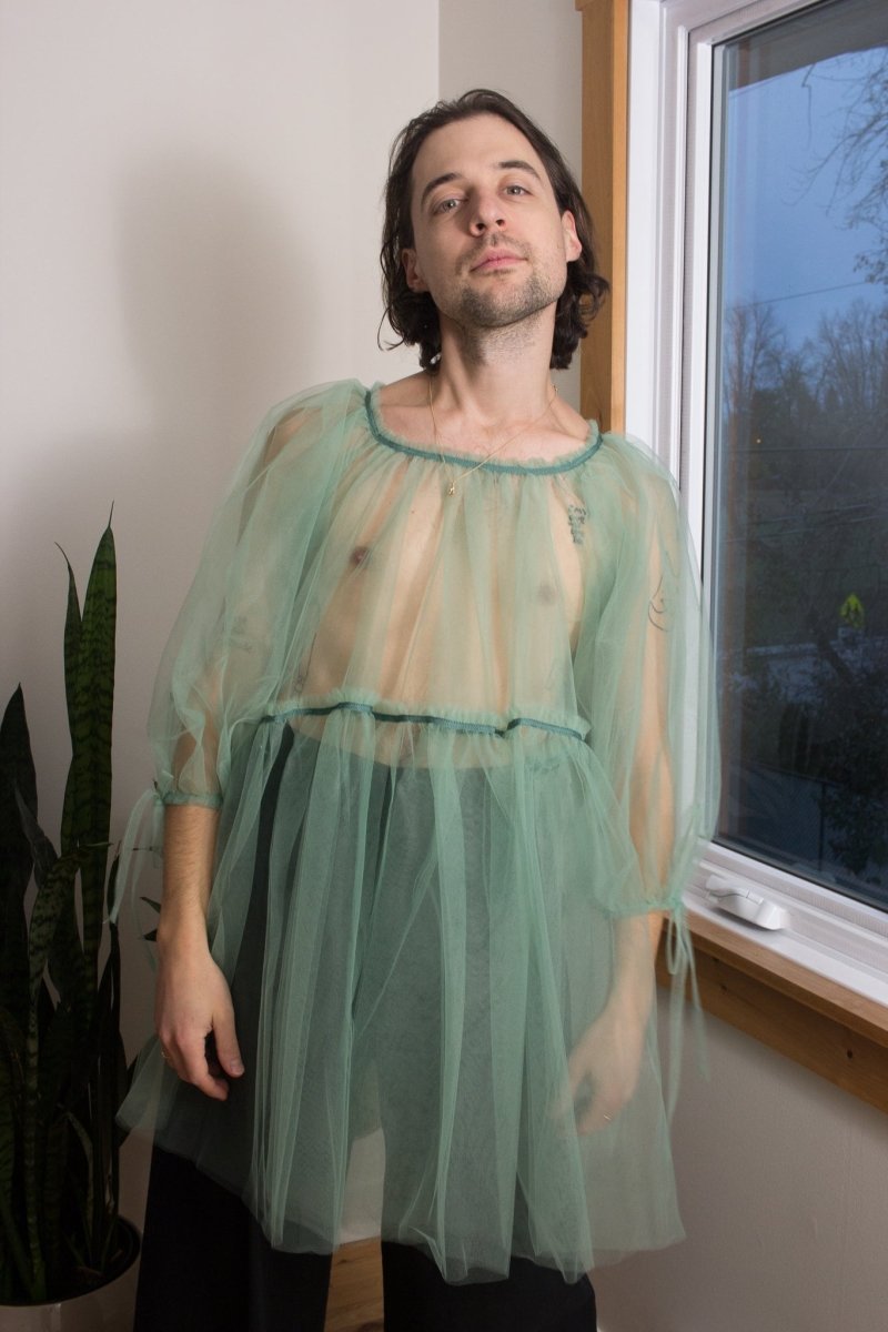 Eliza Faulkner Fiona Tulle Dress (Seafoam)