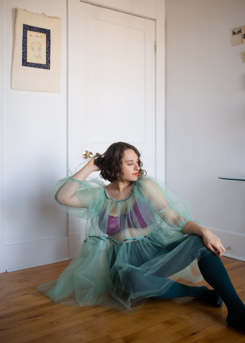 Eliza Faulkner Fiona Tulle Dress (Seafoam)