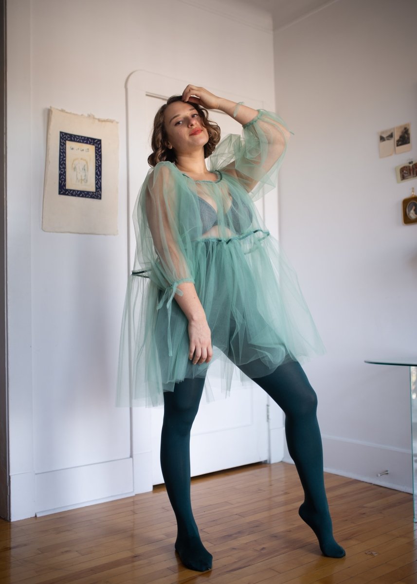 Eliza Faulkner Fiona Tulle Dress (Seafoam)