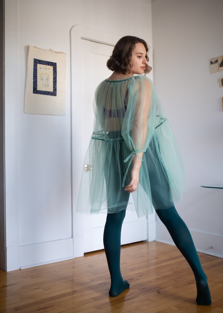 Eliza Faulkner Fiona Tulle Dress (Seafoam)