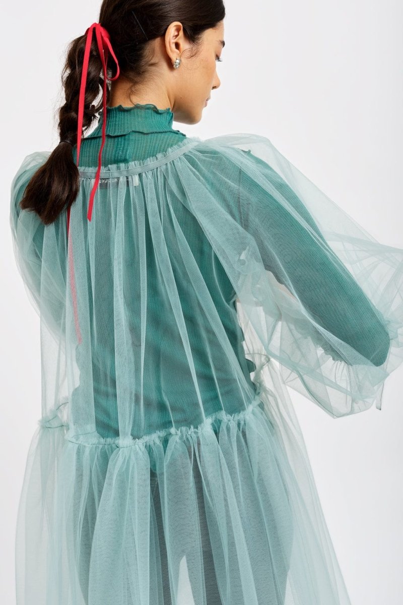 Eliza Faulkner Fiona Tulle Dress (Seafoam)