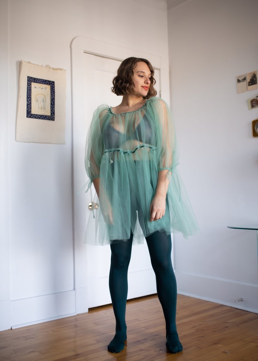 Eliza Faulkner Fiona Tulle Dress (Seafoam)