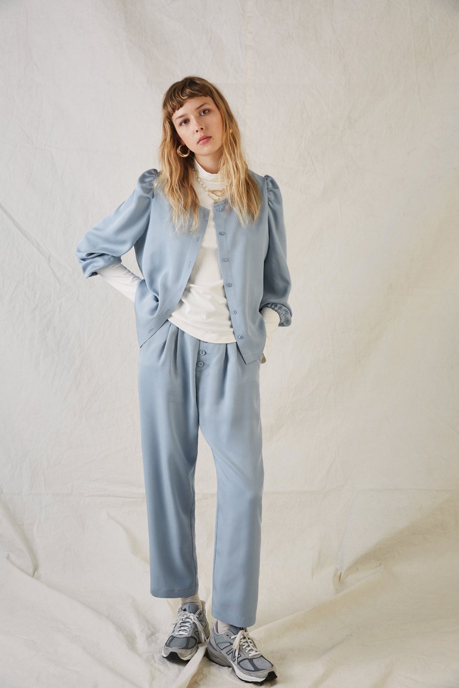 Eve Gravel Keaton Pants - Salt Water Blue (Online Exclusive)