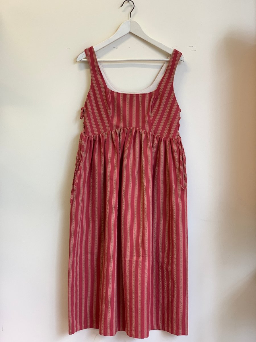 Fortiv Tulip Dress (Auburn Stripe)