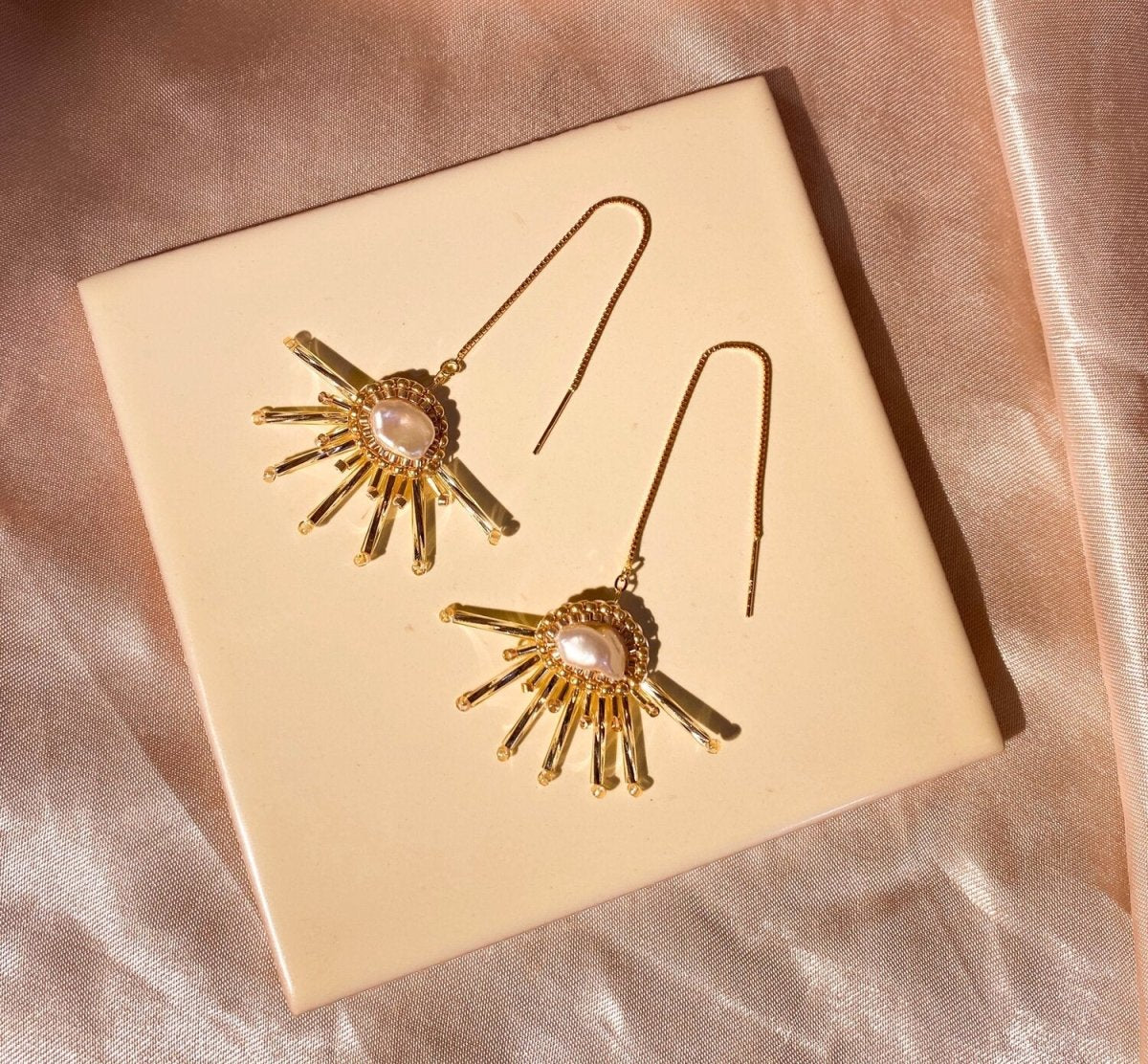 Frnge Cirrus Earrings (Gold or Silver)