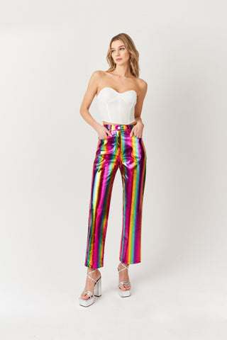 Lupe Rainbow Metallic Trousers
