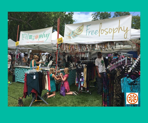 Filosophy Booth at Boulder Creek Festival