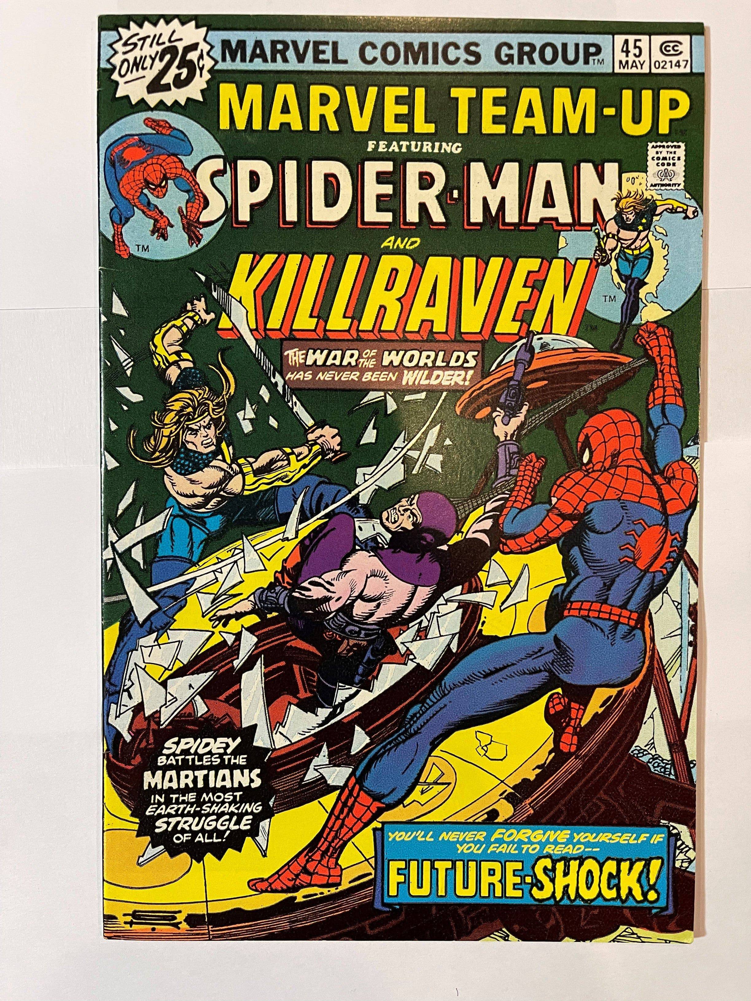 Marvel Team-Up Spider-Man & Kill Raven - #45 May 1976 - Fine -  Used/Collector - Rare | King Gaming