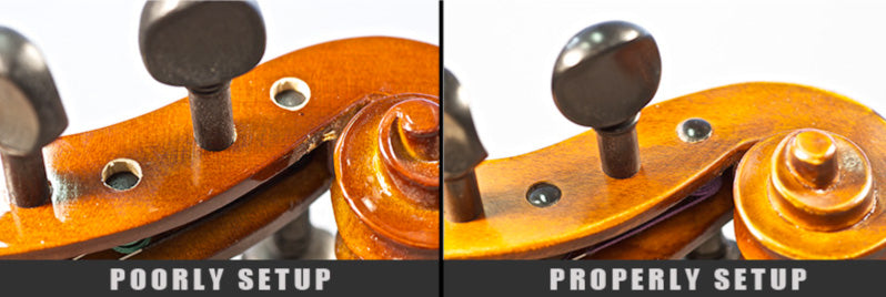 Poor Violin Setup vs. Proper Violins Setup