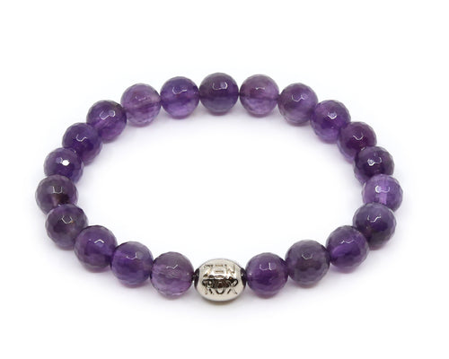 Amethyst - Lilac Amethyst Bracelet - Spiritual Growth - Minera