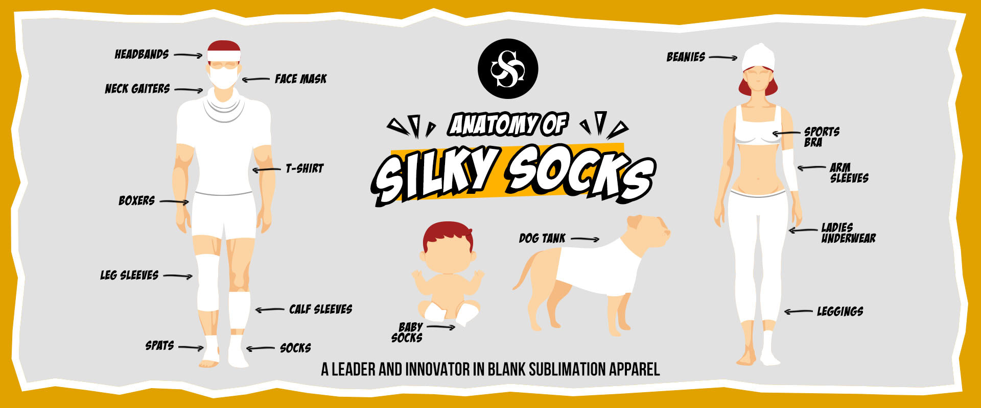 Silky Socks™ Blank Men's Boxers