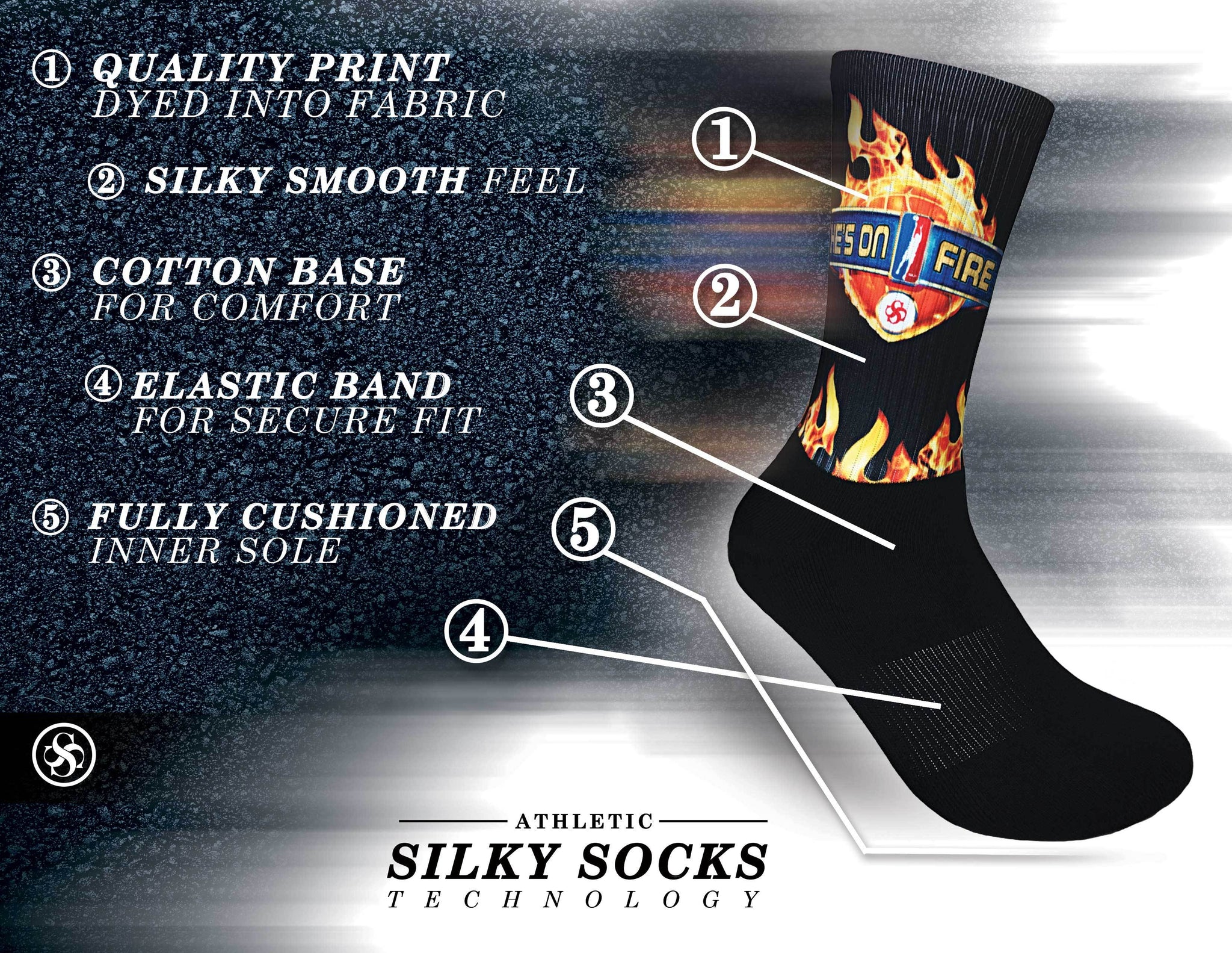 Download Silky Socks Blank Merchandise For Dye Sublimation Silky Socks