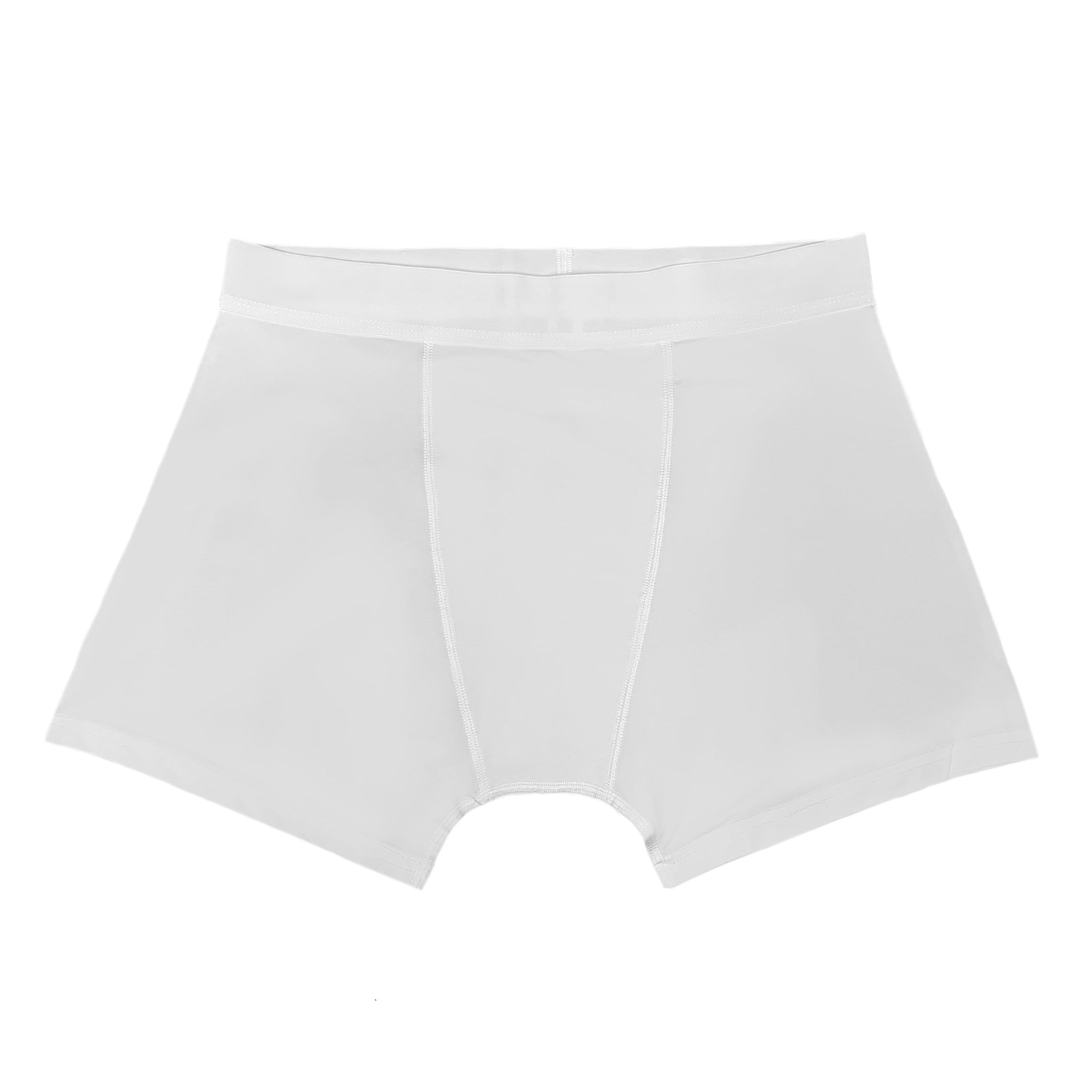 white boxer underpants