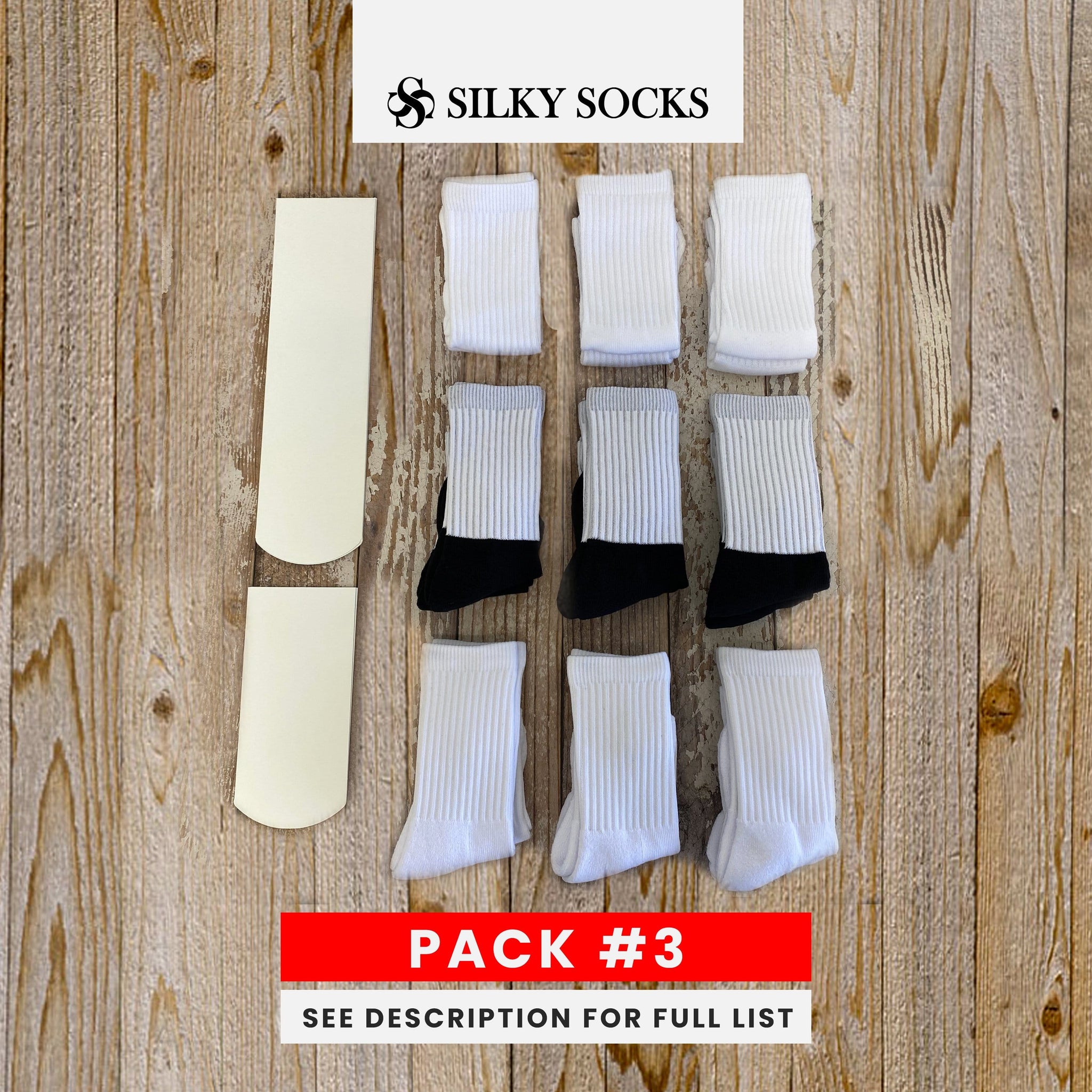 Silky Socks Blank Merchandise For Dye Sublimation - SILKY SOCKS