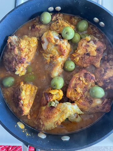 algerian citron olive chicken tagine