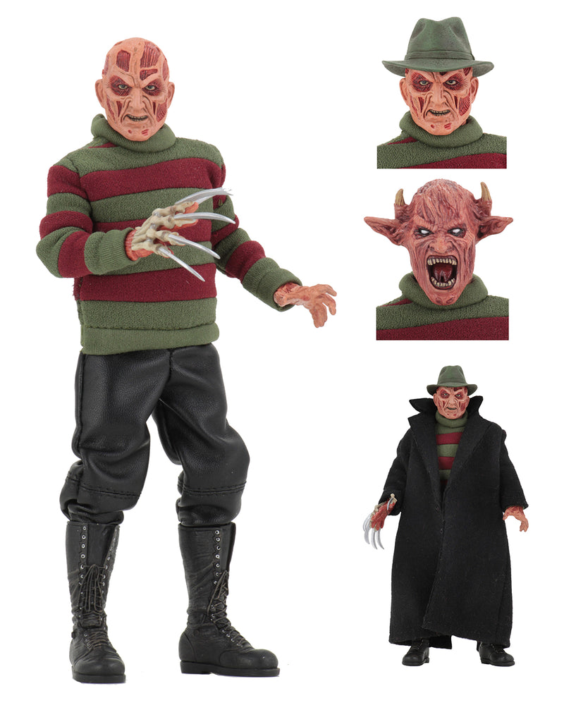 neca retro cloth freddy krueger