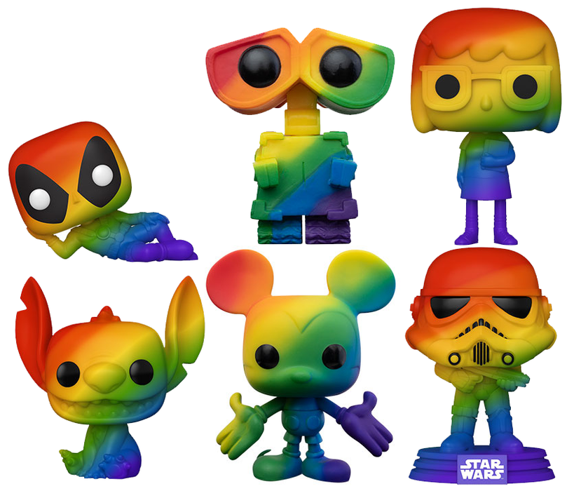 Funko Pop! Pride 2021 Rainbow Collection (Set of 6)