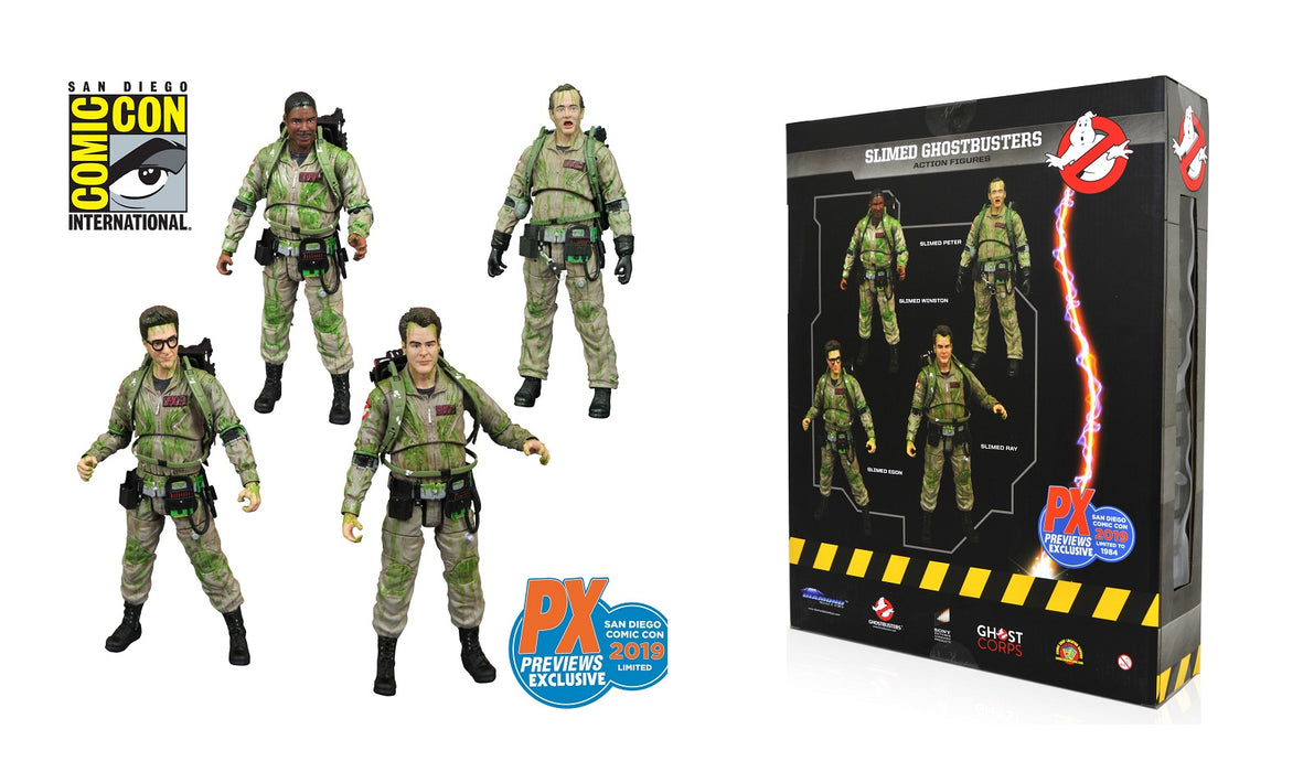 sdcc 2019 ghostbusters action figure box set