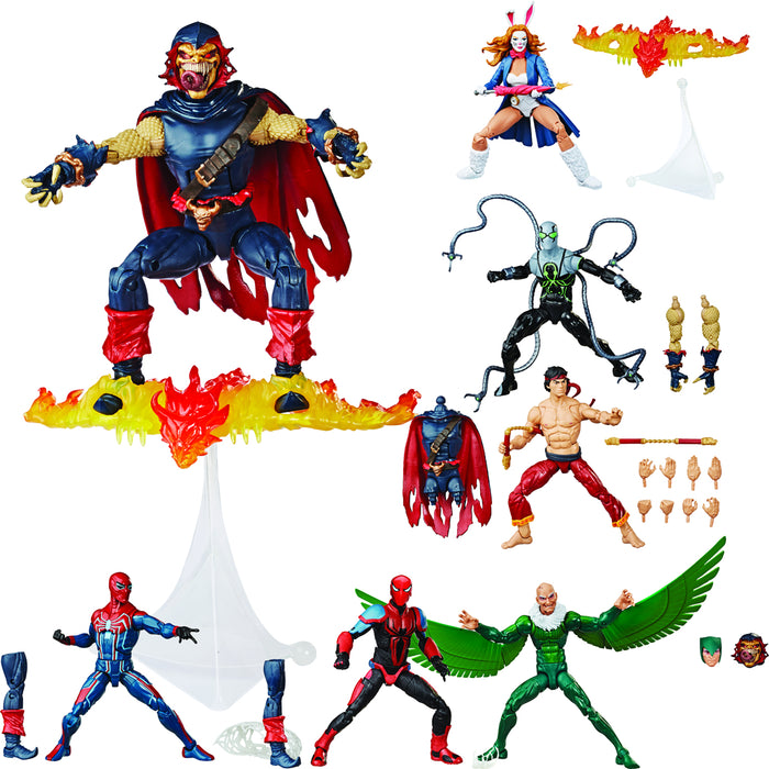 marvel legends spider man build a figure