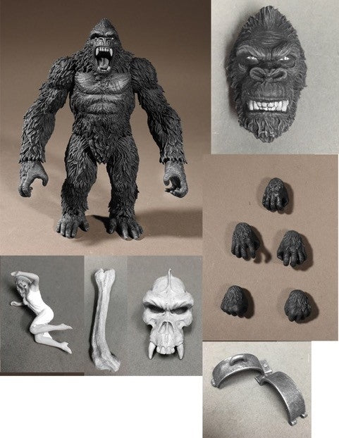 mezco king kong black and white