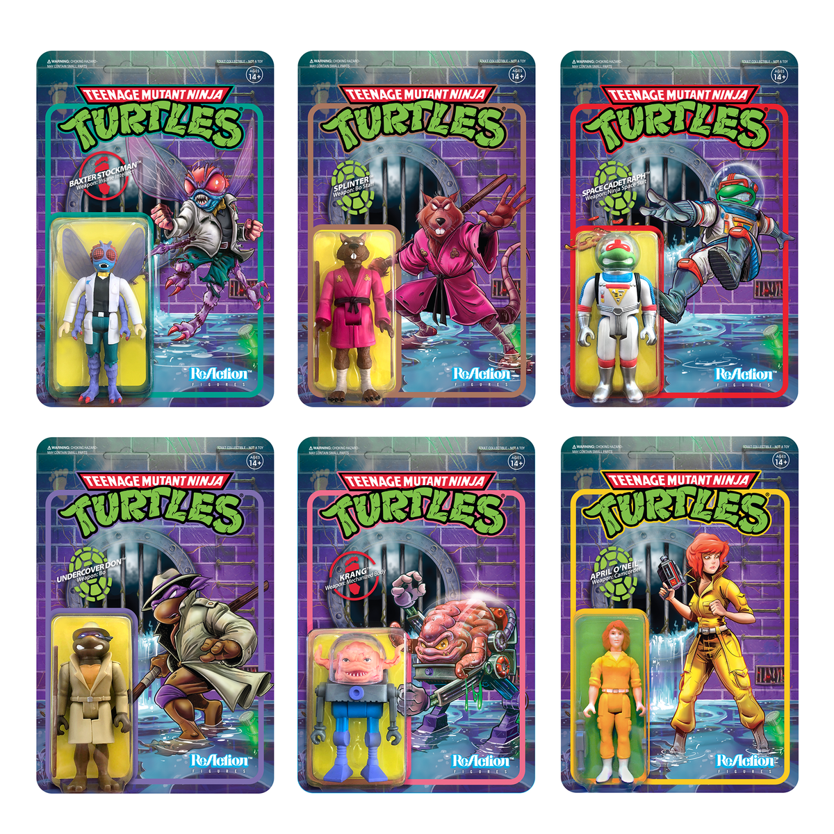 reaction figures tmnt