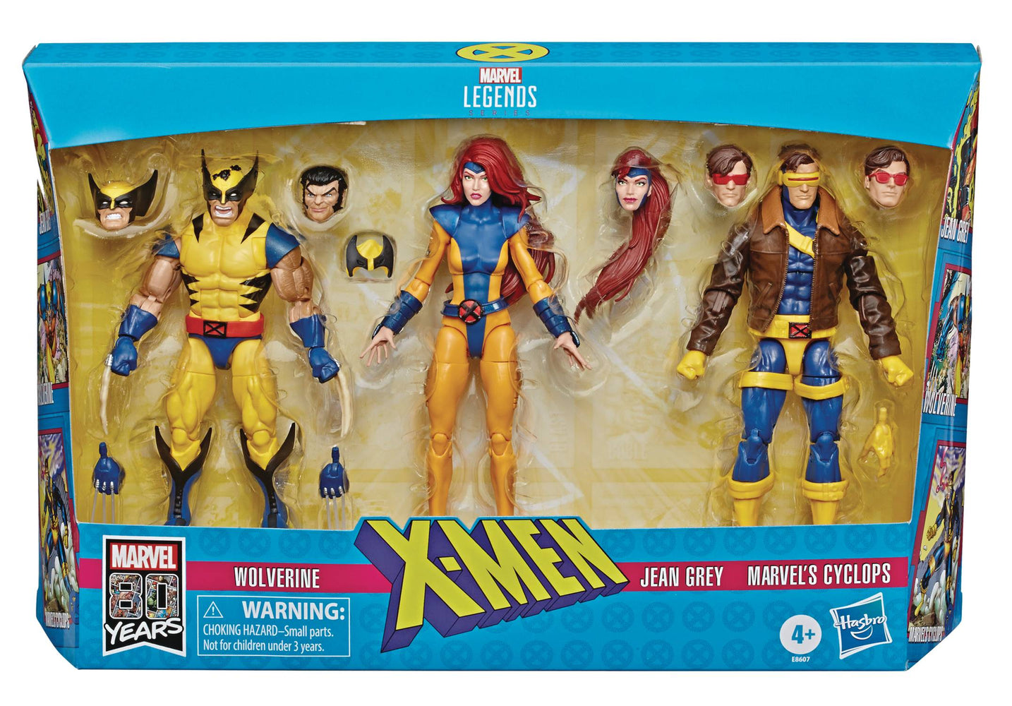 set of marvel action figures