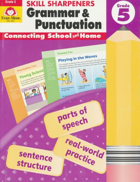 Skill Sharpeners Grammar and Punctuation, Grade 5