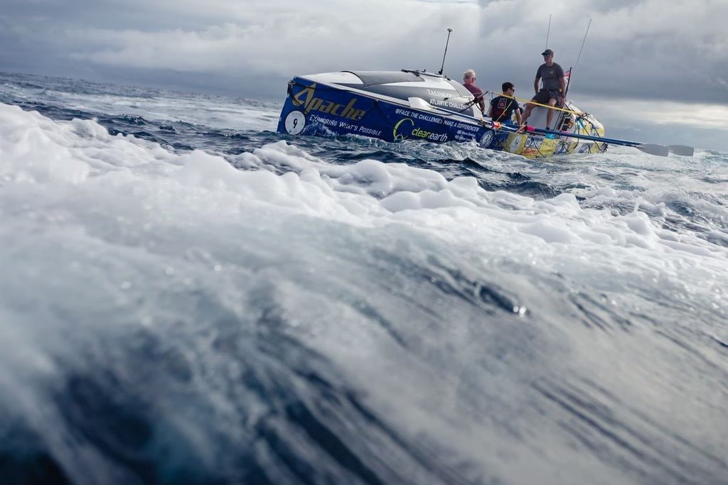 Rowing in high seas