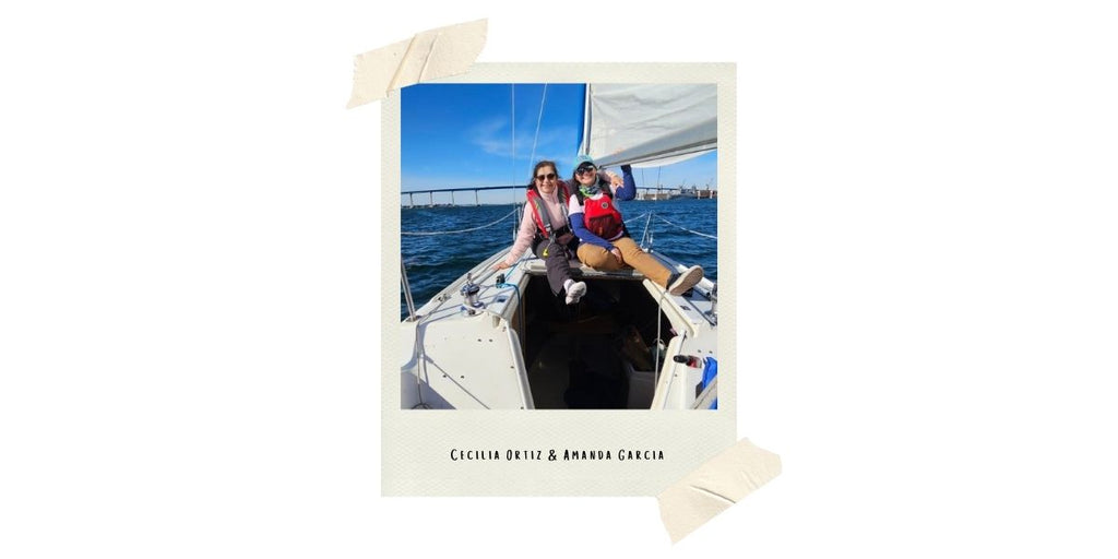 Amanda and Cecilia Sailing