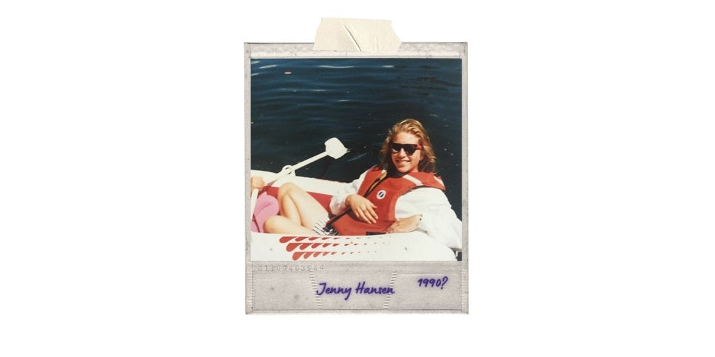 Jenny Hansen paddling