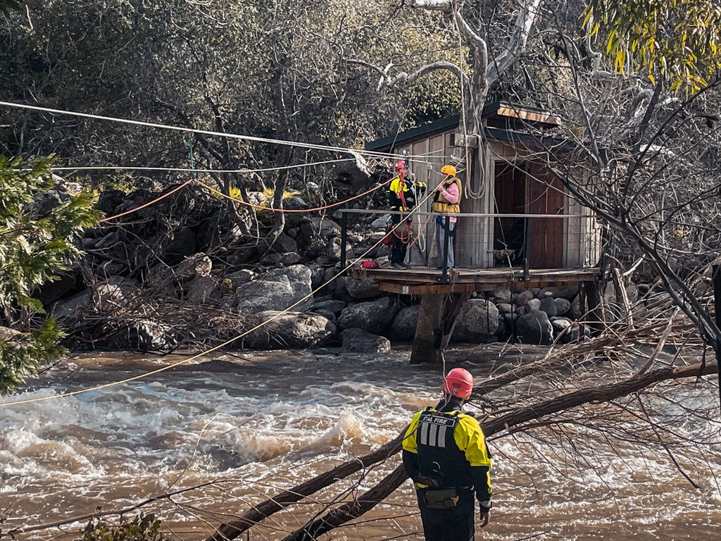 Training on river crossing