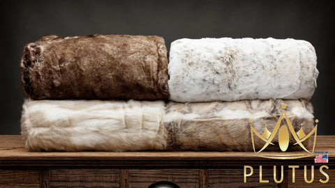 Luxury Faux Fur Throws - Plutus Brands