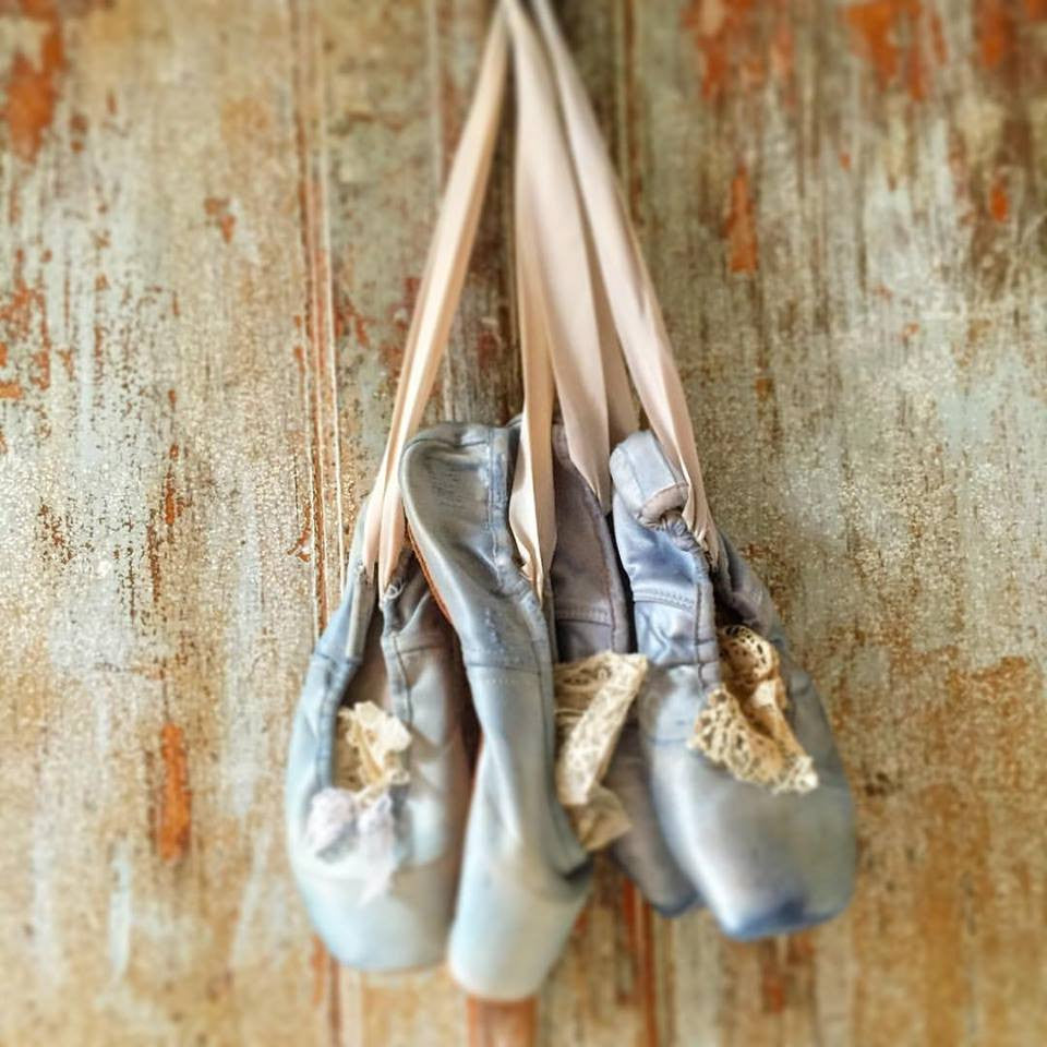 antique ballet shoes