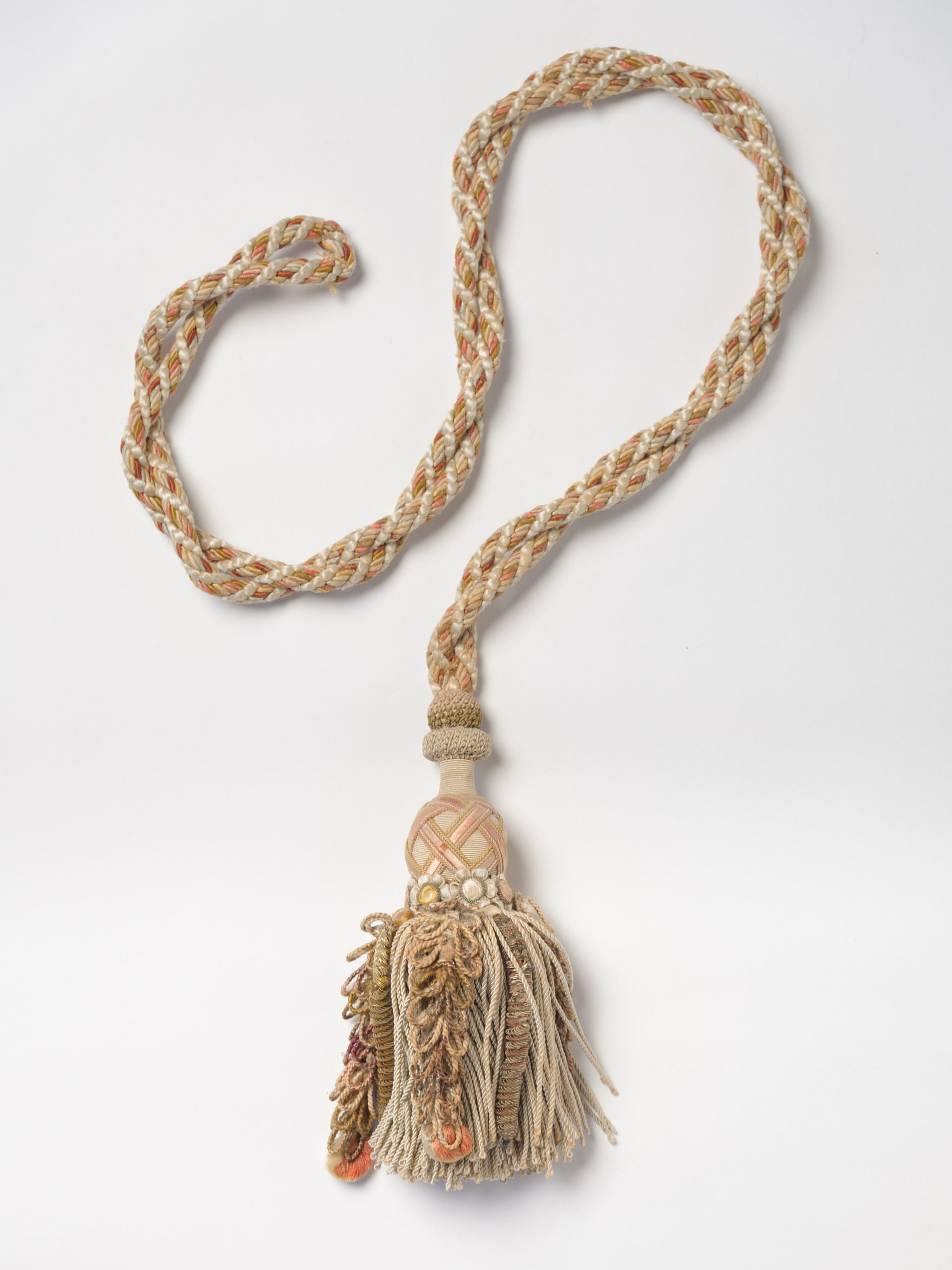 Beautiful Antique French Passementerie Tassel with extra long cord ...