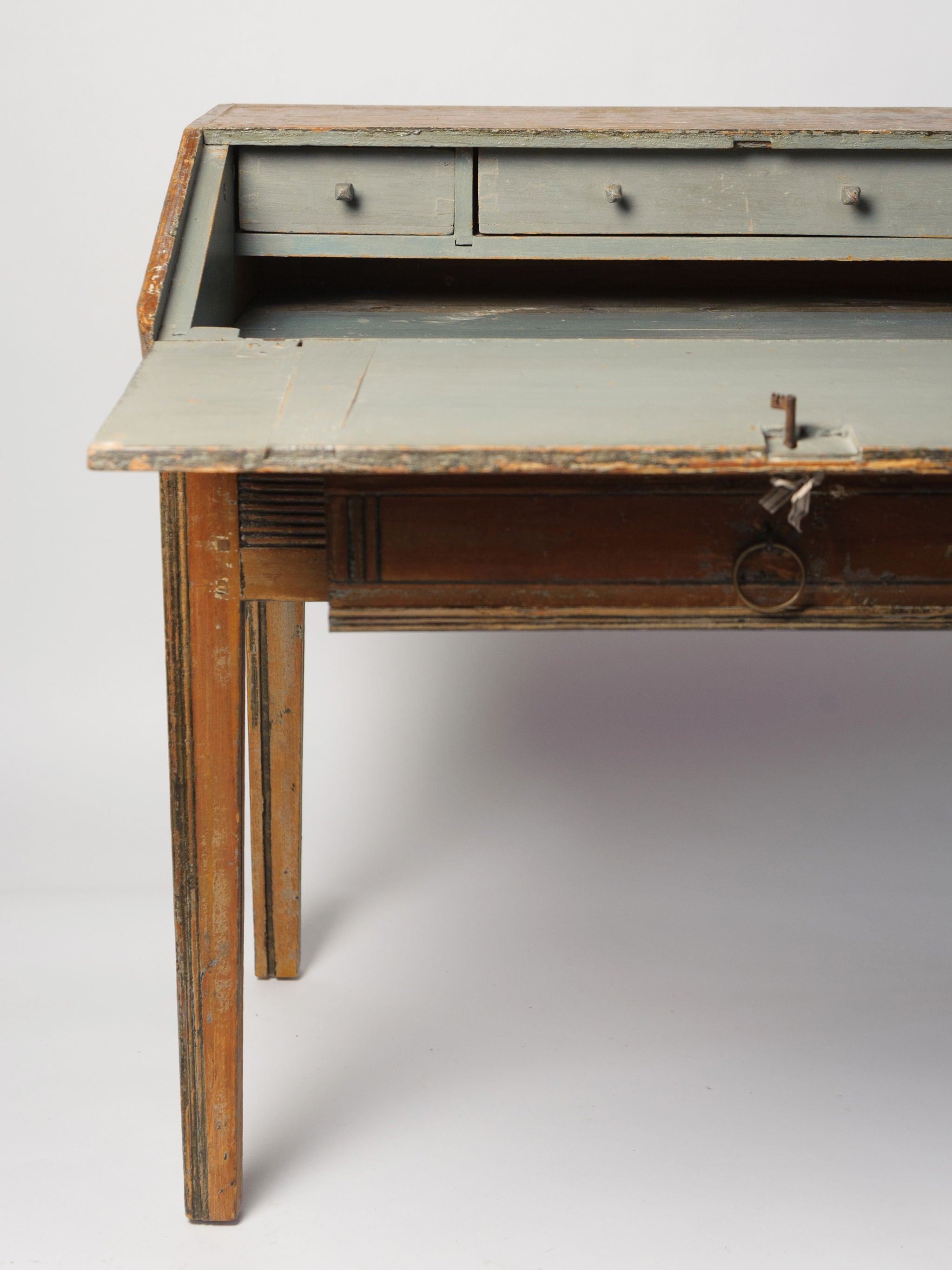 Adorable Antique Swedish Writing Desk Circa 1850 Decorative