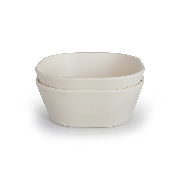 Kids Square Bowl - Set of 2 - Sage par Mushie 