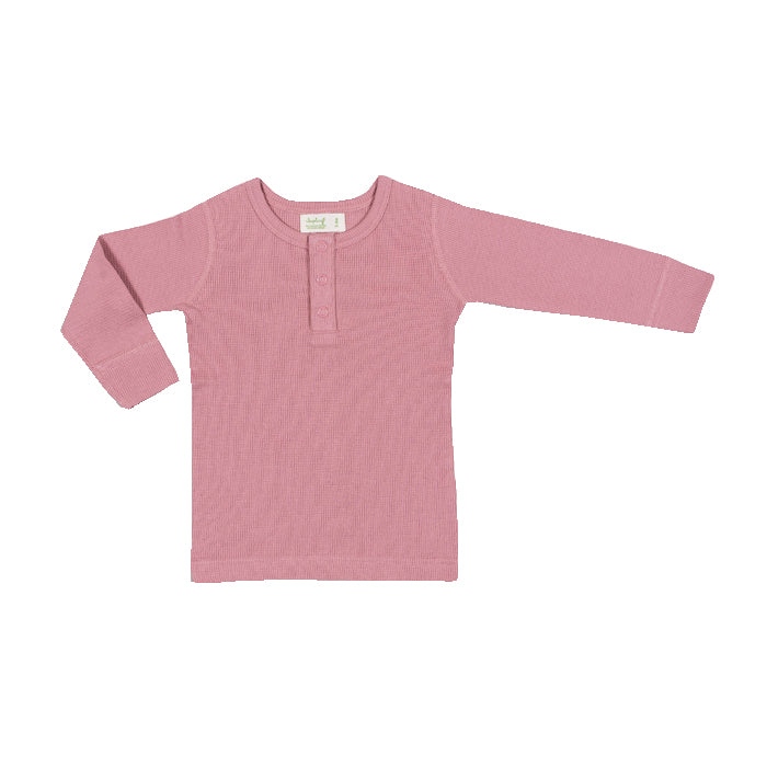 Ruti Long Sleeve Top in Crepe Baby Pink