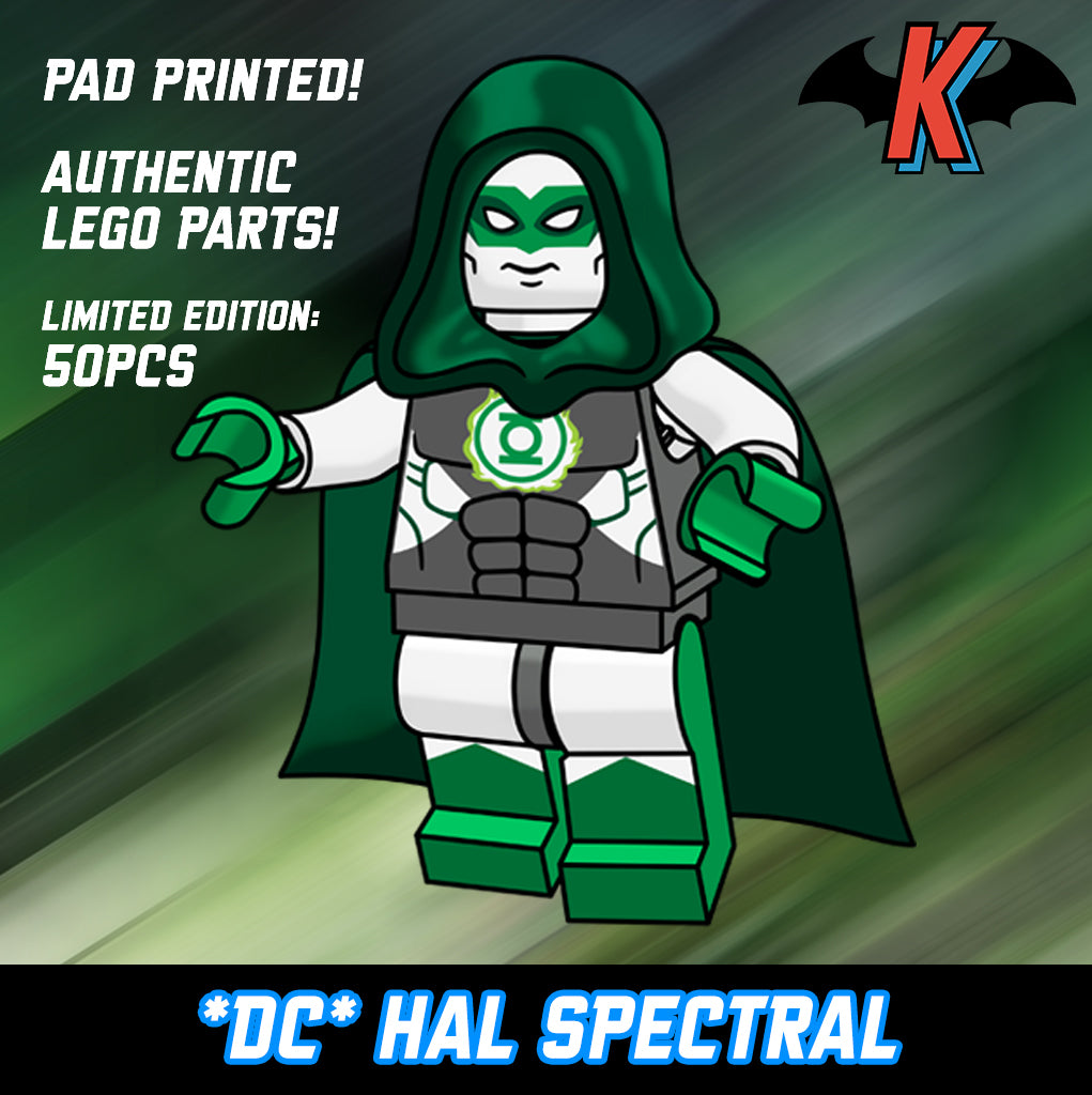 Hal Spectral Custom LEGO Minifigure (pad printed)