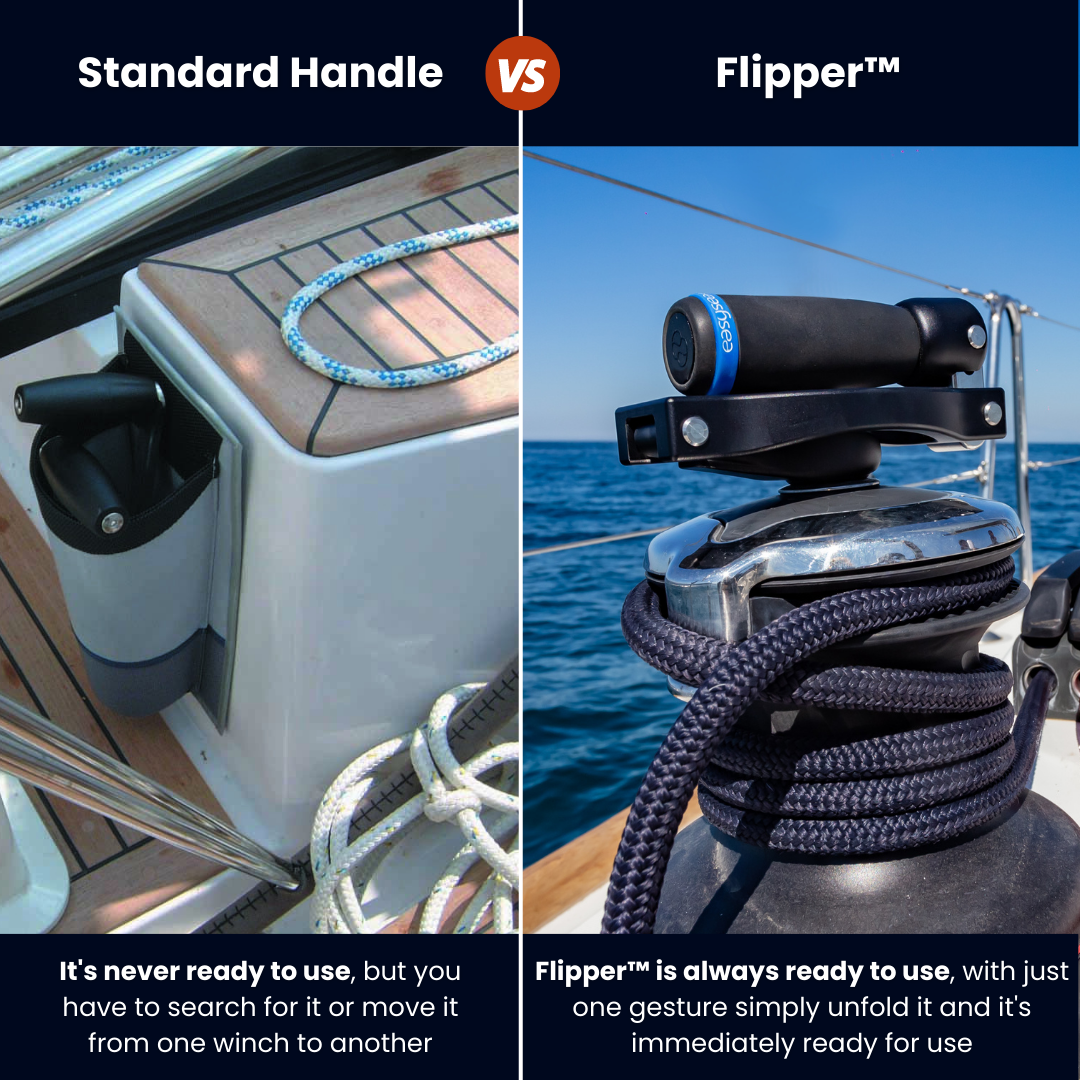 Flipper vs standard handle