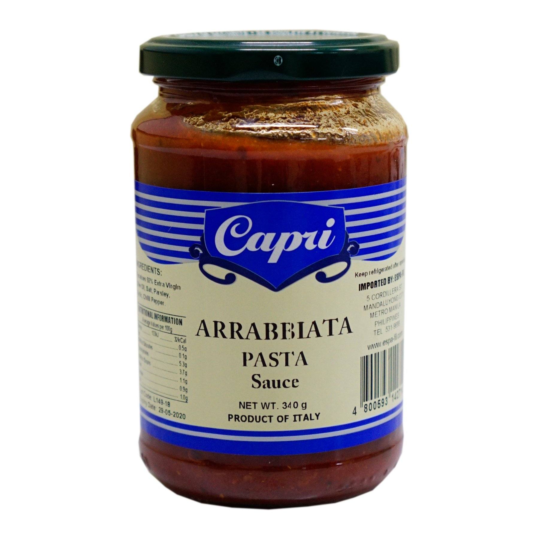 Capri Arrabbiata Pasta Sauce | Pacific Bay