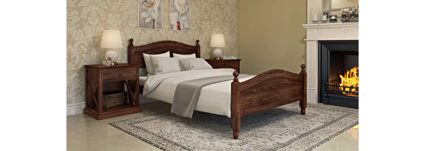 Denver High End Wooden Bed Frame