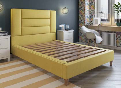 Yellow Upholstered Beds