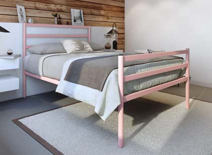 Pink Metal Beds