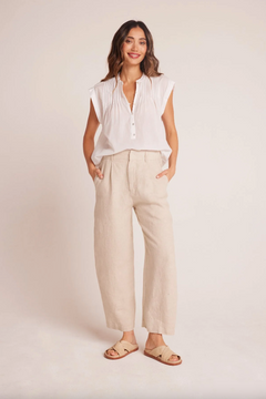 Relaxed Pleat Front Trouser