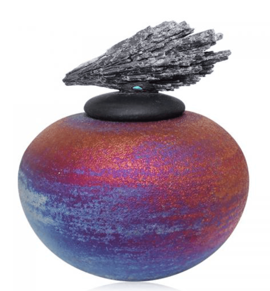 Raku Pottery Crystal Box – Sea Things Ventura