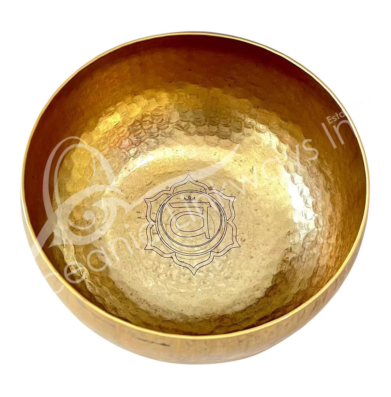 Tibetan Bell with Dorji 5 - Spiral Circle