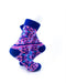 cooldesocks kaleidoscope purple crew socks right view image