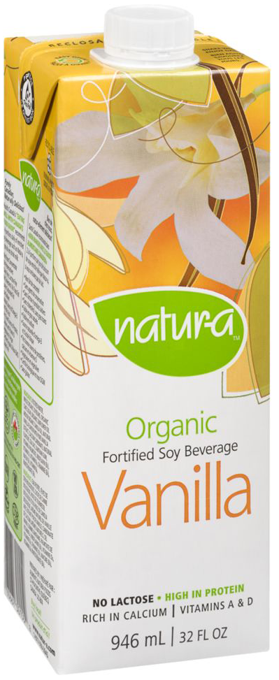 Soy Milk Vanilla Organic, 12/946ml Natur-a | CPJ Market