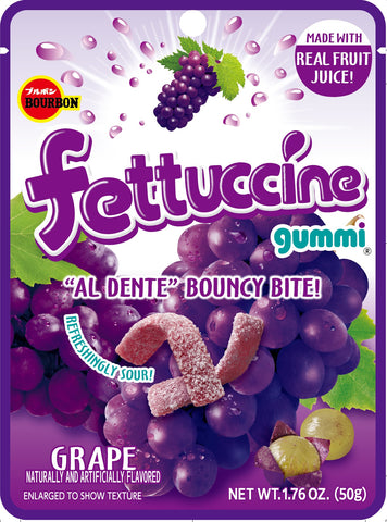 bourbon foods usa fettuccine gummi grape 